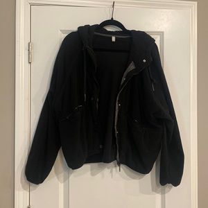 Free People Fleece Zip Up